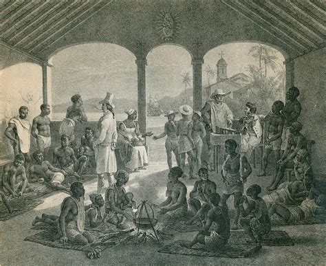 Slave Market In Rio De Janeiro 1835 Photograph By Everett