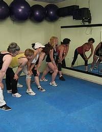 Mature Women Getting Naked During Gymclass Granny Porn