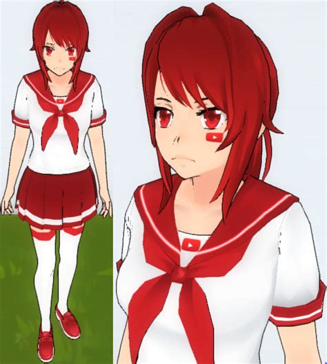 Yandere Sim Skin Youtube By Televicat On Deviantart