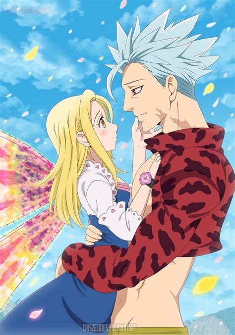 Yandere elaine jealous of jericho seven deadly sins s02e13, cartoons tv hd 2019. Ban and Elaine-NNT Manga Volumen 36-Anime Style by ...