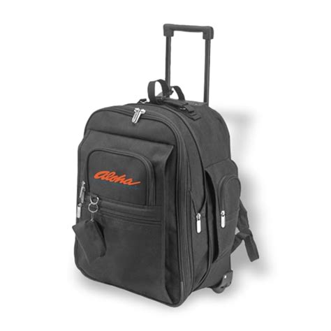 Deluxe Expandable Rolling Backpack Promo Backpack Custom B Rolling