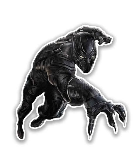 Buy Black Panther Attack Macmerise Stickon Small Online Marvel