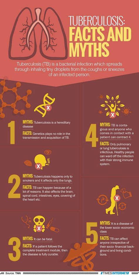 Infographic Common Myths About Tuberculosis Times Of India Cold