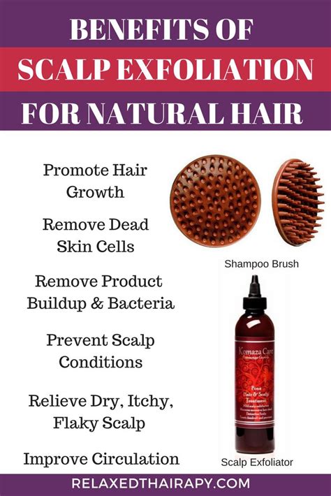 Hair growth serum for weak, thin and falling hair Benefits of Scalp Exfoliation...grow natural hair faster ...