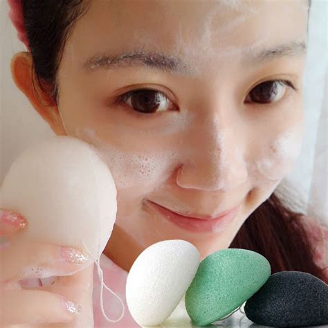 Magic Natural Konjac Konnyaku Facial Puff Face Cleanse Washing Face Sponge Exfoliator Deep