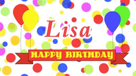 Happy Birthday Lisa Song Youtube