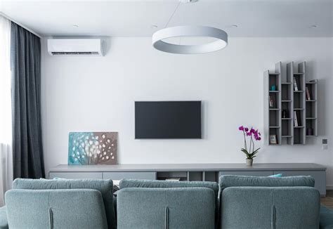 Modern Interior Of Lounge With Tv And Picture On Shelf · Free Stock Photo