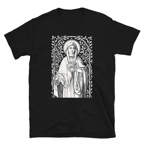 Vintage Virgin Mary Catholic Short Sleeve Unisex T Shirt Etsy