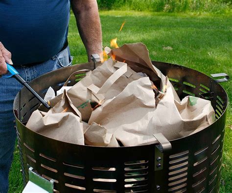 How To Make A Burn Barrel For Paper