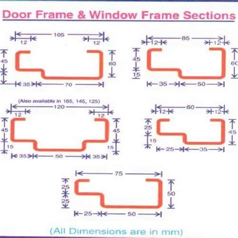 Ms Door Frame Sections Door Frame Section Manufacturer From Secunderabad