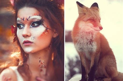 Fox Make Up Animal Makeup Fox Makeup Fox Makeup Halloween
