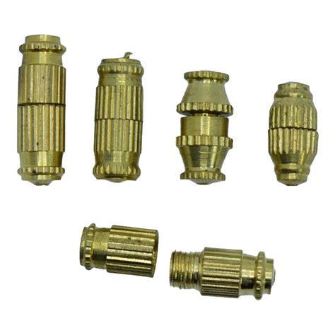 10 Brass Screw Barrel Clasps Connectors 15 X 5mm 12 X 5mm Etsy Uk