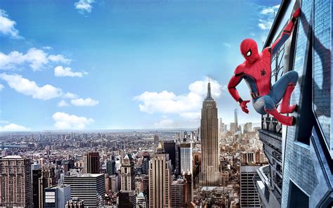 Download Building Empire State Building New York Tom Holland Spider Man