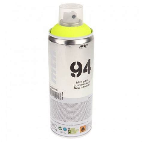 Montana Mtn 94 Spray Paint Fluorescent Yellow S0600 Hndmd