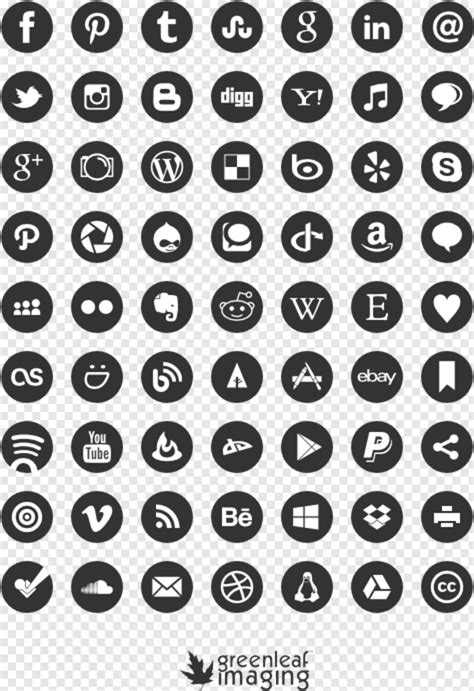 Social Media Icons Free Icon Library