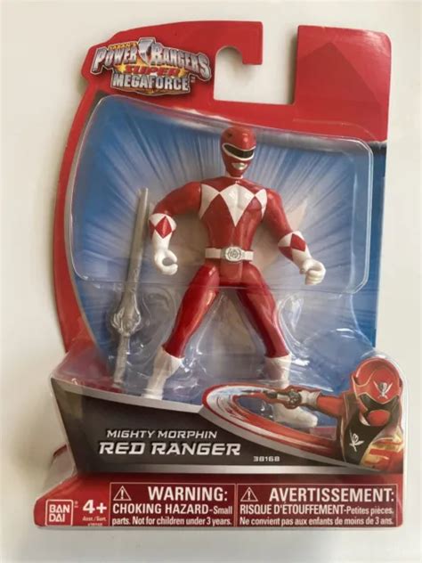 POWER RANGERS SUPER Megaforce Mighty Morphin Red Ranger Bandai Sabans