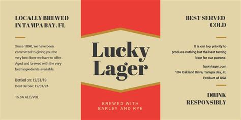 beer label template   eps psd ai illustrator