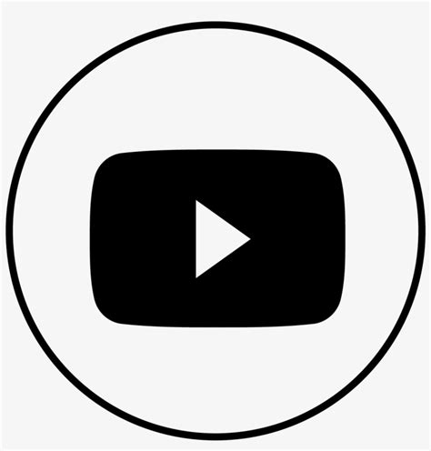 View 20 Transparent Youtube Logo Black And White Png Gettypieceinterest