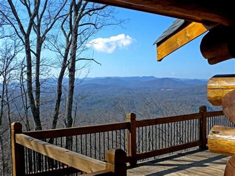 Serene setting with full view of whitetop mountain. Blue Ridge, GA Cabin Rentals | Georgia Mountain Cabin Rentals