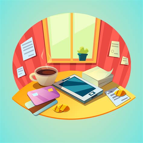 Business Workplace Concept 478823 Vector Art At Vecteezy