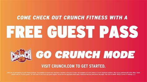 Crunch Fitness Blaine Free Guest Pass Youtube