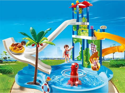 Playmobil Parc Aquatique Avec Toboggans Géants