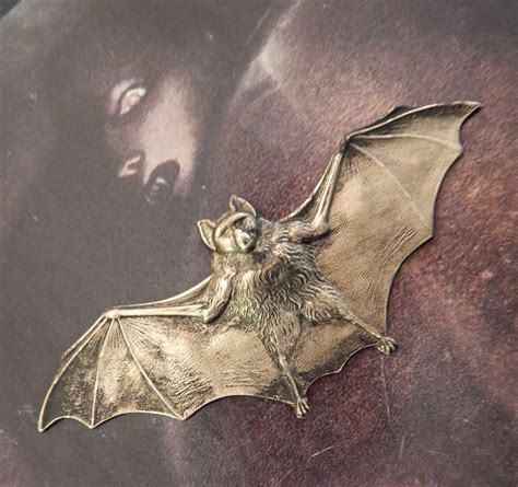 Large Vampire Bat With Outstretched Wings Available With