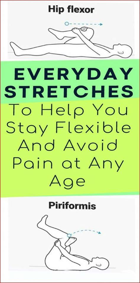12 Everyday Stretches That Will Help You Stay Flexible And Fit At Any Age Everyday Stretches