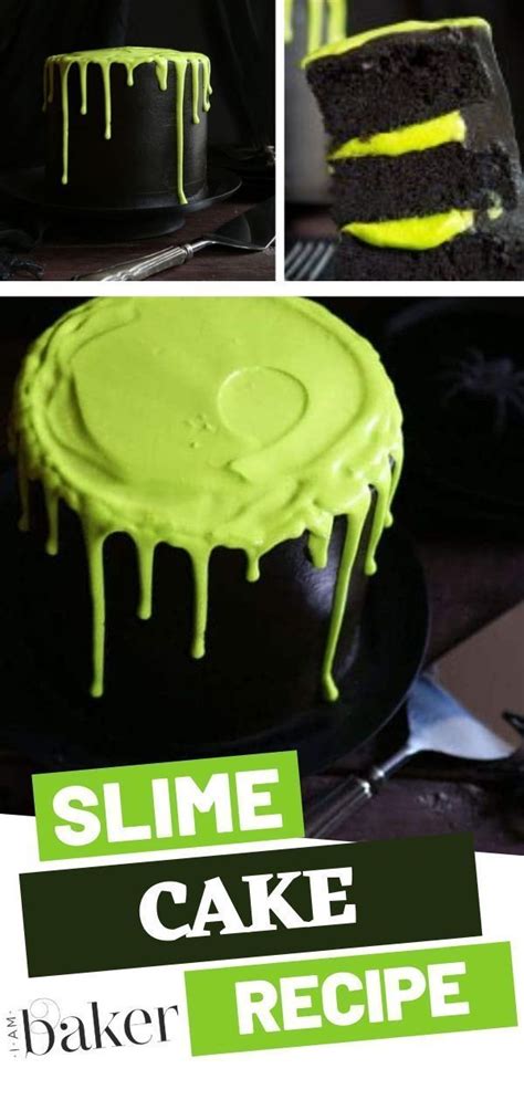 Slime Cake Easy Impressive Dessert Haloween Cakes Delicious Desserts