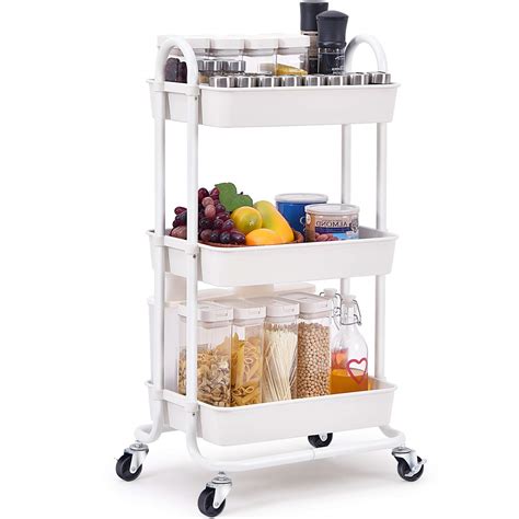 Buy Toolf Utility Rolling Cart With Lockable Wheelsmulti Purpose