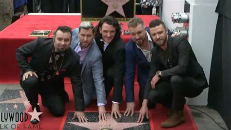 Watch Nsync Reunite To Receive Their Star On The Hollywood Walk Of Fame Iheartradio