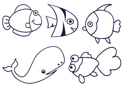 Ocean Animals Coloring Pages For Preschool At Getcolorings