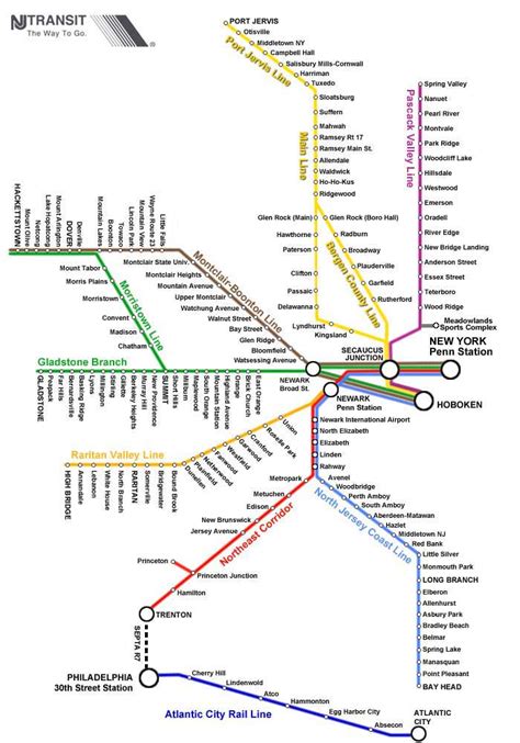 Nj Transit Map