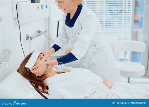 Kind Nurse Take Care Of Patient Stock Image Image Of Caucasian