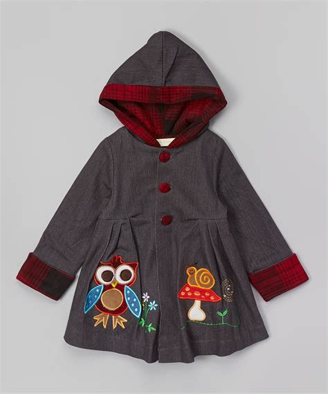 Denim Owl Appliqué Swing Coat Toddler And Girls Zulily Homemade Hair