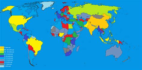 World Population 2020 Map : Maps