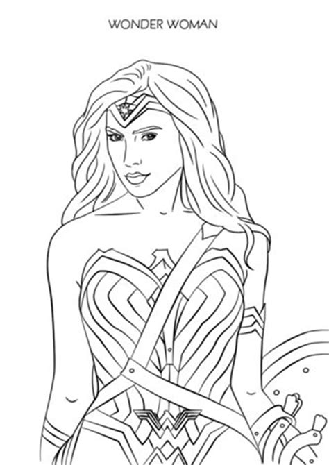 Free Easy To Print Wonder Woman Coloring Pages Superhero Coloring