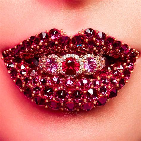 striking lip artworks by vlada haggerty inspiration grid design inspiration unique lipstick