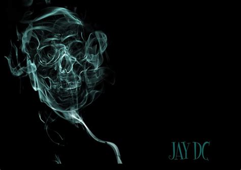 48 Skulls Smoking Weed Wallpapers On Wallpapersafari