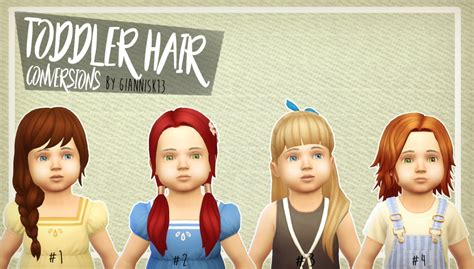 Sims 4 Toddler Cc Hair Maxis Match Happy Living