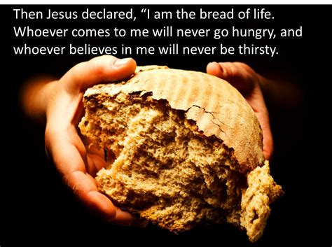 51 i am the living bread which came down from heaven: Quotes about Bread of life (69 quotes)