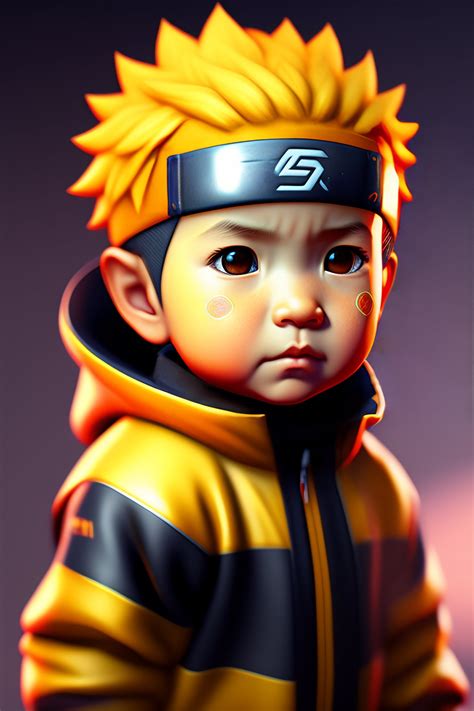 Lexica Baby Naruto Render Rembrandt Cgsociety Artstation Trending