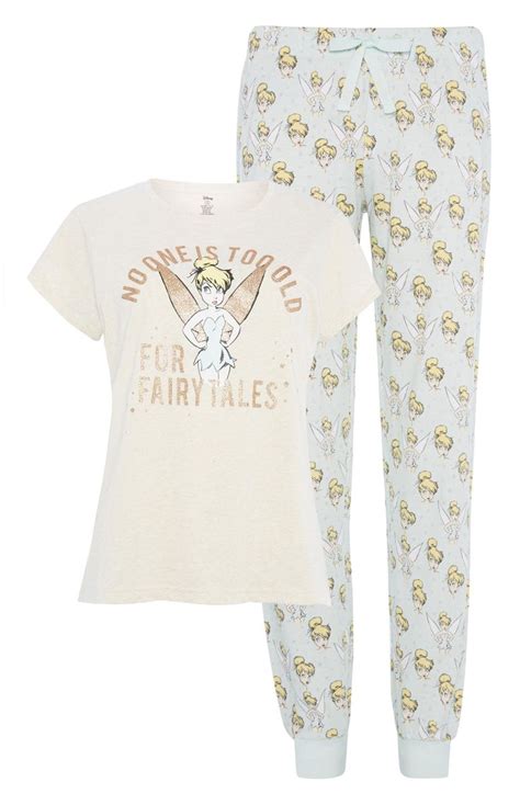 Primark Tinkerbell Pyjama Set Pajamas Women Pajama Set Pajamas