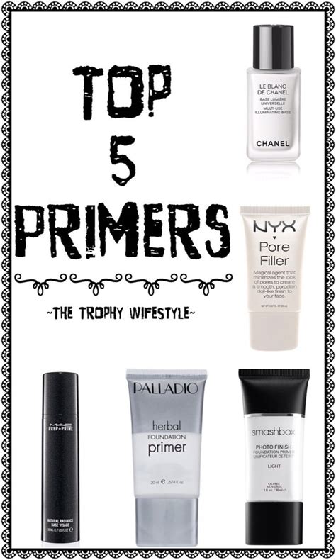 TOP 5 PRIMERS | Best makeup primer, Best drugstore primer, Best face primer
