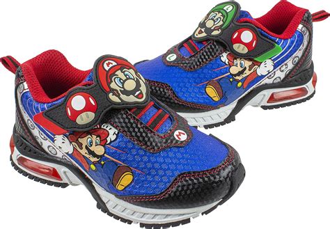 Super Mario Brothers Mario And Luigi Kids Tennis Shoe