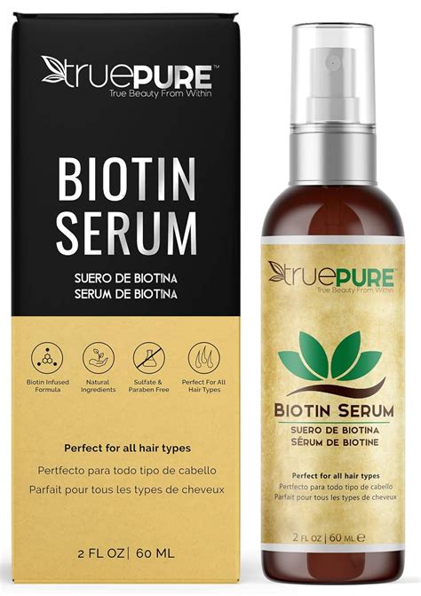 Amazon Biotin Hair Growth Serum Spray For Men Women With Fine