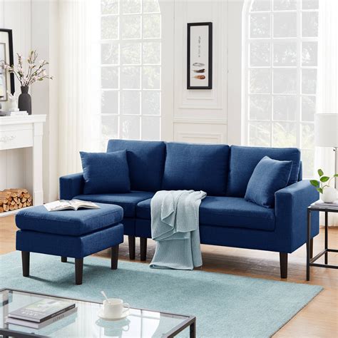 Uhomepro Convertible Sectional Sofa Couch 77w L Shaped Couch With