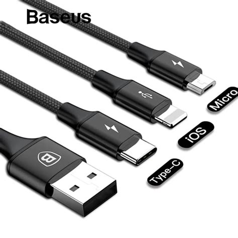 Baseus Usb Type C Cable Fast Charging For Iphone Lightning 8 Plus For