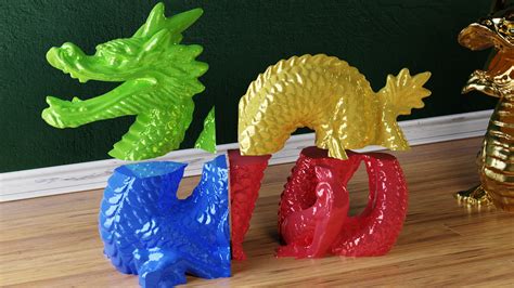 Very Large Chinese Dragon In 4 Parts Glues Together Up To 05 Meter In
