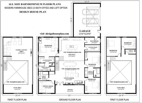 5 Bedroom 2 Story Barndominium Floor Plans Resnooze